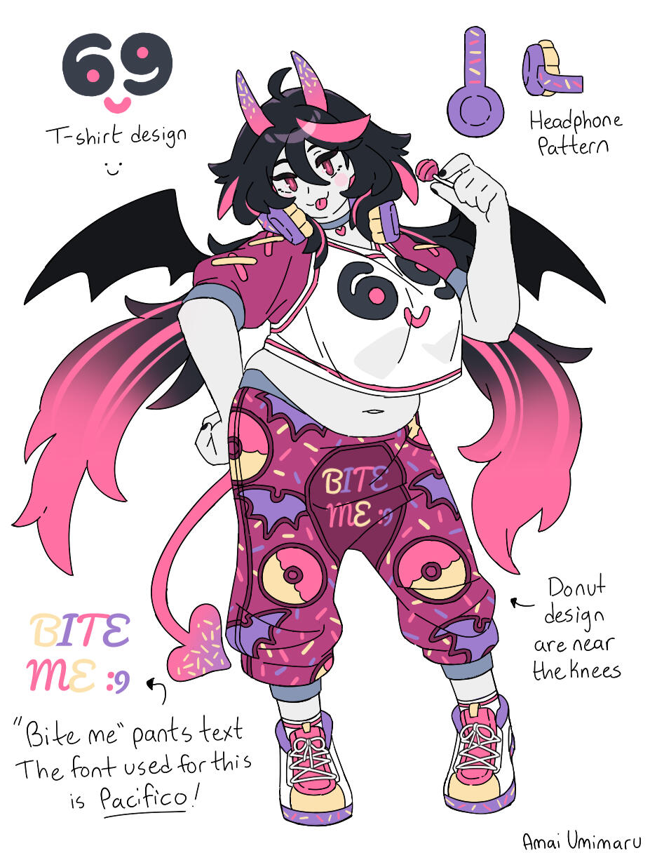 Andou Streetwear Costume Design Sheet Andou Streetwear Costume Design Sheet