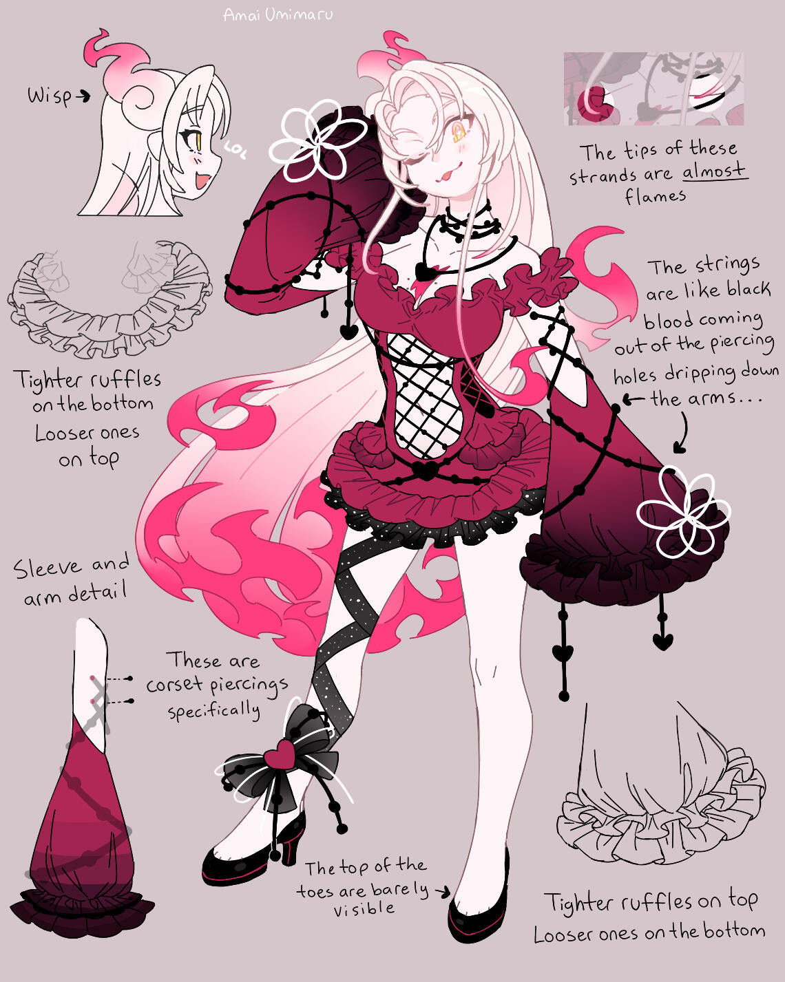 Amonti Ado Costume Design Sheet Amonti Ado Costume Design Sheet