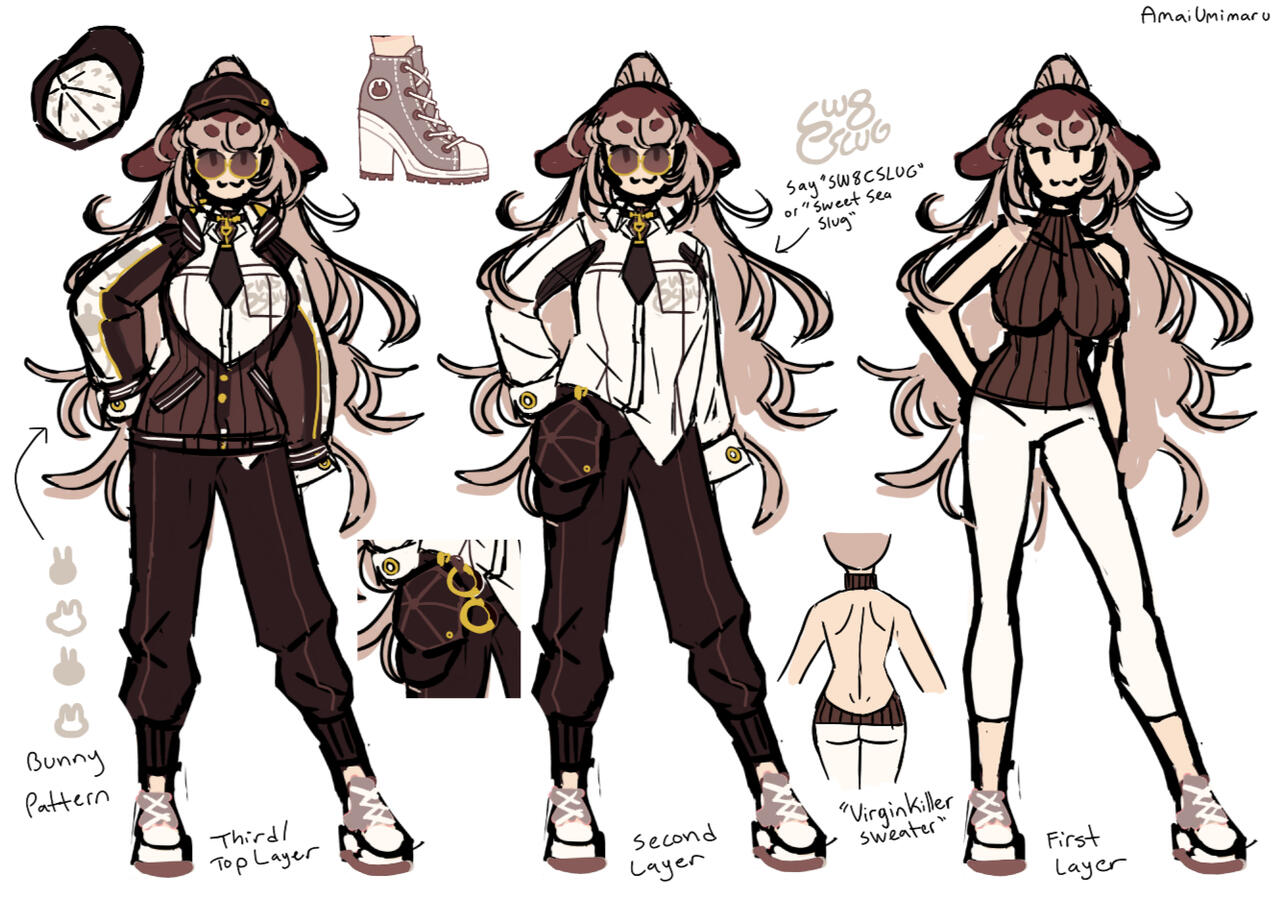 Winter Costume Sketch + Details